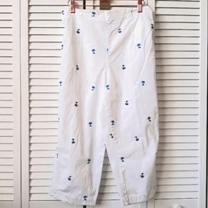 White Stag Palms Tree Capri Pants